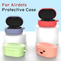 Wholesale Earphones Silicone Cover for Redmi Airdots Protective Charging Case Soft TPU Xiaomi Airdot TWS Wireless Bluetooth Earphone Protector