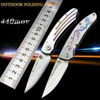 Wholesale 2020 wintersweet knife Knives Side Open Spring Assisted Knife CR13MOV HRC Stee aluminum Handle EDC Folding Pocket Knife Survival Gear