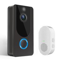 Wholesale 1080P WiFi Video Doorbell V7 Smart IP Video Intercom Free Cloud Recording For Apartment IR Alarm Wireless Security Camera