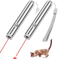 Wholesale led in red laser moon light flashlight portable mini pet cat toy Led laser pen light multifunction outdoor hiking camping handy lamp