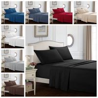 Wholesale Pure Color Bedding Sets Twin Full Queen King Size Comforter Set Bedsheets Bed Covers Pillow Case Suit Duvet Cover Sheets wo H1