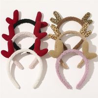 Wholesale Christmas hair hoop style Girls Cute cartoon antler headband Baby cute Barrettes Children hair accessorie
