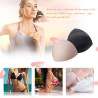 Wholesale Gym Clothing Womens Bra Pads Removable Inserts Triangle Shape Sponge Breathable Bikini Pad Swimsuit Cups Yoga Sport Swimwear