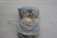 Wholesale Baby Cheese Cloth Wrap with Headband Full Set Newborn photography props