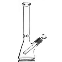 Wholesale 10 quot beaker bottom simple design glass pipe hookahs Rasta heady water pipes mm joint bongs bong