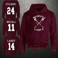 Wholesale Streetwear Men s Women Beacon Hills Lacrosse Hoodie Teen Wolf McCall Stilinski Lahey Unisex Sweatshirt