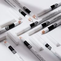 Wholesale Professional Cosmetic Supplier Hot Sale Silky Wood And White Eyeliner pieces box Highlight Pencil New Design