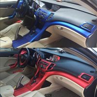 Wholesale For Honda Accord Interior Central Control Panel Door Handle D Carbon Fiber Stickers Decals Car styling Accessorie