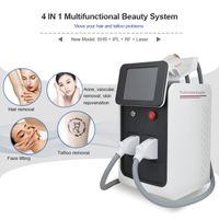 Wholesale High cost effective IPL hair removal face skin beauty machine OPT SHR Ndyag laser tattoo remova acne treatment RF equipment