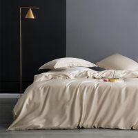Wholesale 100 Silk Momme Bedding Set Silk Healthy Skin Beauty Duvet Cover Set Flat Sheet Pillowcase Bed Set for Adult