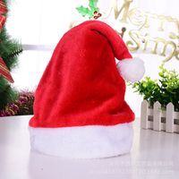 santa hats wholesale 2022 - Santa Claus Hats Caps for Christmas Gifts Adult child can decoration party Festival Wholesale