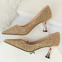 gold low heels uk