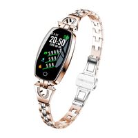 Wholesale DZLST Smart Watch Women New Fashion Metal Clock Heart Rate Blood Pressure Monitor SmartWatch For IOS Android Smart Watches