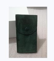 Wholesale 2020 Luxury Flannel bag Smooth Green Pouch Watch Protective Case for Watches Pocket Gift cm