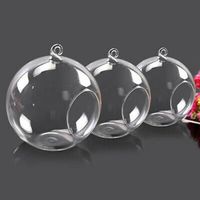 Wholesale Glass Candle Holder Crystal Candle Holder Glass Hanging Ball Plant Pot Romantic Home Wedding Decoration cm cm cm HHA1567