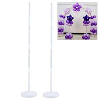 Wholesale 2pcs Balloon Column Stand Kits Arch Stand with Frame Base and Pole for Wedding Birthday Festival Party Decoration Party Supplies