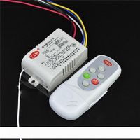 Wholesale 3 Ways Sections Smart Digital Wireless Control Switch AC110V AC220V Remote Controller for Light Lamp