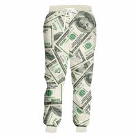 Wholesale Streetwear Pants Men Women Casual Trousers Funny D Money Dollar Print Jogger Pants Unisex Rock Punk Hip Hop Oversize Sweatpants