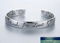 Wholesale Classic Famous Sumptuous Women Bracelet Blind For Love Sterling Silver Bracelt Flower Heart Bangle Bracciali Couple Jewelry Gifts