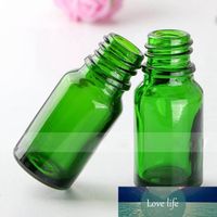Wholesale Electronic Cigarette E Liquid Bottle ml Green Empty Dropper Vial Thick Glass OZ Essential Oil Refillable Bottles