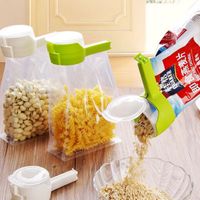 Wholesale New Seal Pour Food Storage Bag Clip Snack Sealing Clip Keeping Fresh Sealer Clamp Plastic Helper Food Saver Travel Kitchen Tools