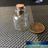 Wholesale 4ML X28X7MM Small Mini Clear Wish Glass Bottles Jars with Cork Stoppers Message Weddings Wish Jewelry Party Favors Vial