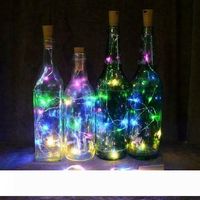 Wholesale 2m LED Mini Bottle Stopper Lamp String Fairy Light Colorful Light Bar Decor