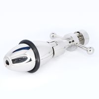 Wholesale Torpedo Asslock Stainless Steel Anal Plug With Lock Expanding Ass lock Butt Plug Big Buttplug Ass Trainer Sex Toys