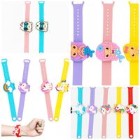 Wholesale Sample Style Watches Portable Wristbands Liquid Soap Bracelet Womens Mens Hand Sanitizer Panda Owl Princess Toucan xha F2