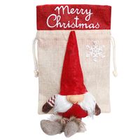 Wholesale 2020 Christmas Gift Bags Gift Box Christmas Present Bags Goody Bags Santa Gift Wrap with Drawstrings A11