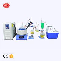 Wholesale ZZKD Lab Supplies Laboratory L Short Path Distillation Kit with L C Cooling Chiller and Vacuum Pump for CBD Evaporation Extraction V V