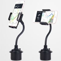 Wholesale New Weathertech Cup Holder Universal Cell Phone Mount in Car Cradles Adjustable Gooseneck Holder Compatible for Android Samsung iPhone