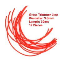 Wholesale 12 pieces mm strimmer wire cm replacement for grass trimmer brush cutter string trimmer