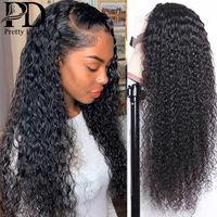 Wholesale Lace Wigs Inch Front Human Hair For Black Women Deep Wave Curly x4 Frontal Bob Wig Brazilian Short Long Water