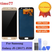 Wholesale Super quality OLED Cell Phone Touch Panels For Samsung Galaxy J530 lcds display screen digitizer assembly test strictly free dhl