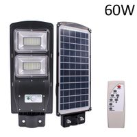 Wholesale Solar Sensor Outdoor Light W LED with Light Control and Radar Sensor Black for Outdoor wall or pole in Plaza Park Garden
