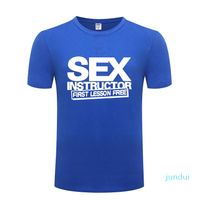 Wholesale Hot Sale Sex Instructor Funny Creative Mens Men T Shirt Summer Tshirt New Short Sleeve O Neck Cotton Casual T shirt Top Tee