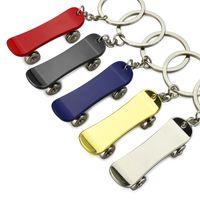 Wholesale Fashion Keychain Skateboard Key Chain Metal Keychain Scooter Advertising Promotional Gifts