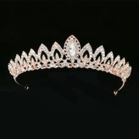 Wholesale Bridal Tiaras Wtih Rhinestones Crystals Crowns Bridal Jewelry Girls Evening Prom Party Performance Pageant Bridal Hair Accessories B CR