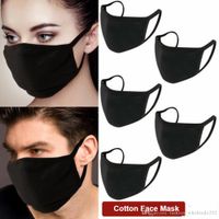 Wholesale 5ply Anti Dust Masks Cotton Mask Mouth Face Mask Unisex Man Woman for Cycling Camping Travel Cotton Washable Reusable Cloth Masks