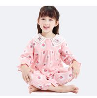 Wholesale children Gilrs long sleeve Animal cute Pajamas new arrival comfortable material meshable