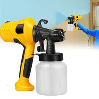 Wholesale Electric Removable Adjustable High Pressure Paint Spray Airbrush Home Flow Control mm Nozzle Tool Handhold Decorating ml