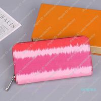 Wholesale New Designer Womens Wallets Escale Long Zippy wallets Lady Genuine Leather lining canvas wallets