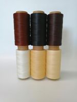 Wholesale Yarn Color D Waxed Thread Polyester Braided Cord Macrame Bracelet Artisan String DIY Craft Sewing