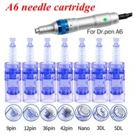 Wholesale Replacement Micro Needle Cartridge Tips for Auto Derma Stamp Rechargeable Wireless Dr Pen A6 Derma Pen Skin Care Anti Spot Scar Removal