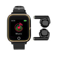 Wholesale M6 in TWS Bluetooth Earphones Smart Watches Bracelets Call Message Reminder Pedometer Calorie Counter Heart Rate Monitor for iOS Android