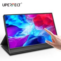 Wholesale Monitors UPERFECT Battery Portable Monitor Touchscreen Upgraded Inch IPS HDR P FHD USB C Built in mAh