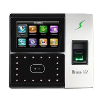Wholesale Facial Recognition System Inch TFT Touch Screen Iface702 Biometric Fingerprint Scanner Time Attendance Recording Device Door Security