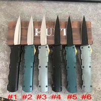 Wholesale Good MT UTX Micro knife Double Action Auto Tactical knife Survival Automatic Folding D2 blade BENCHMADE BM Tools