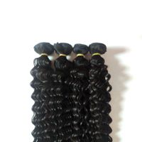 Wholesale Brazilian European Virgin human hair wave Jerry Curly Unprocessed Malaysian Indian natural black Double Weft